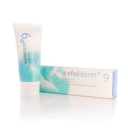 Exfolderm At-Home Peeling with 9 Glycolic Acid Based Skin Care Cream 30ml