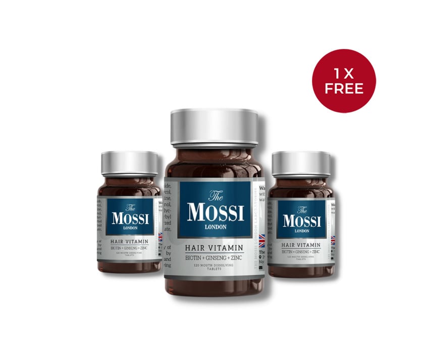 The Mossi London Hair Loss Vitamin Buy 2 Get 1 Free